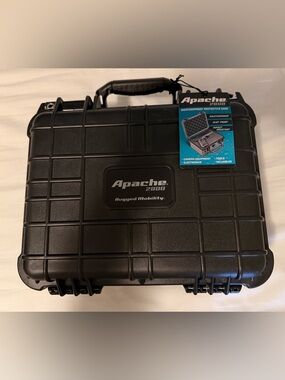 Apache 2800 Black Weatherproof Protective Case NEW